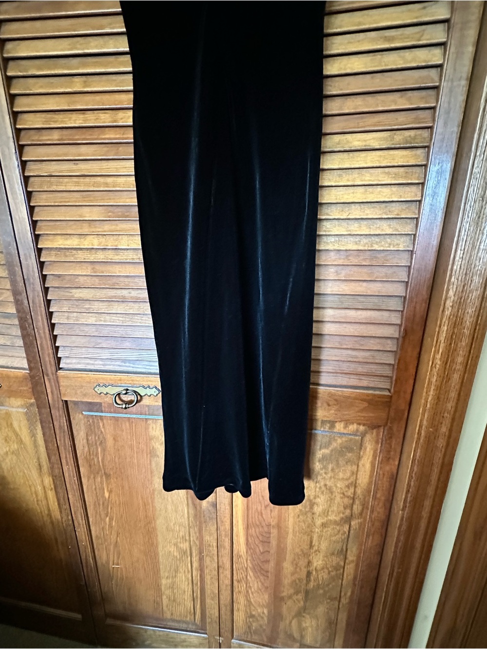 Lauren Ralph Lauren Black Velvet Cowl Neck Sleeveless Cocktail Dress size 6 - Picture 8 of 11